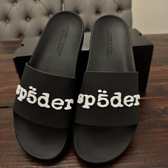 Sp5der Black Onyx Slides - Picture 3 of 11